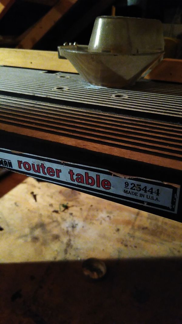 Craftsman Router Table 925444 For Sale In CARPENTERSVLE IL OfferUp Craftsman router table 925444 for sale in carpentersvle il offerup
