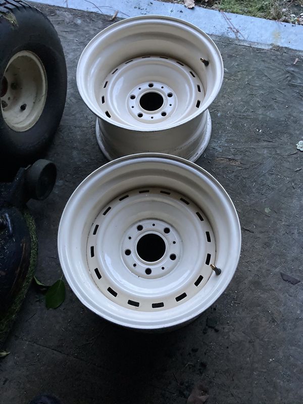 Wheels - 2 Chevy pickup truck rally wheels 15x10 for Sale in Lake Worth