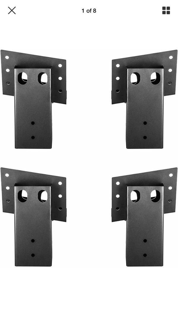 Outdoor 4x4 Compound Angle Brackets for Deer Stand Hunting Blinds
