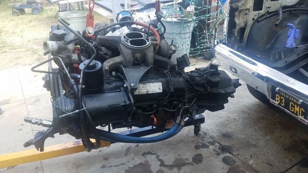 Gmc Chevy Detroit Diesel 6.2l engine 6.2 diesel gm non-turbo runs good ...