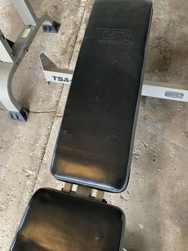 TSA5403 Adjustable Bench, TSAWeight Tree, Olympic weight set, Bar and