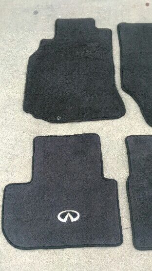 Infiniti G35 Coupe Black Original Carpet Floor Mats Oem 03 06 For