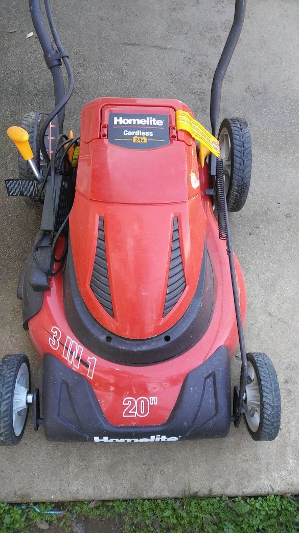 Homelite Battery Lawn Mower