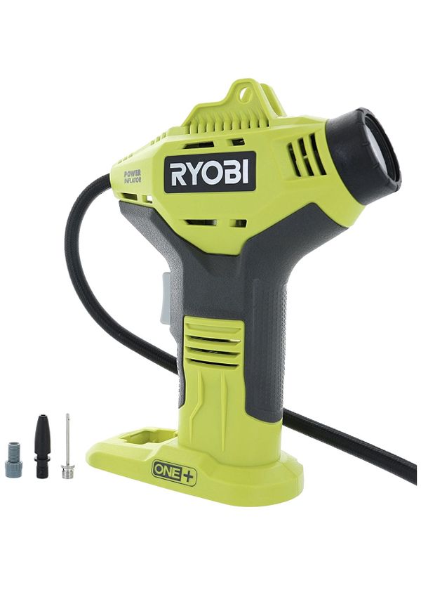 Ryobi P737 18-Volt ONE+ Portable Cordless Power Inflator for Tires ...