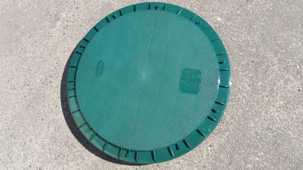 Septic risers and lids. Sizes 12