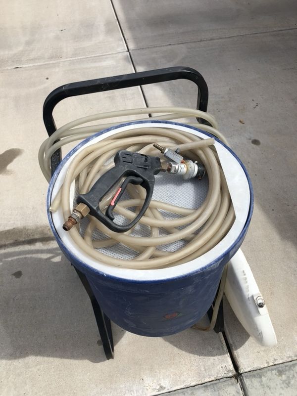 Pool Tile Cleaning Equipment (Maxx Clean) with a 5x8 enclosed trailer for Sale in Chandler, AZ