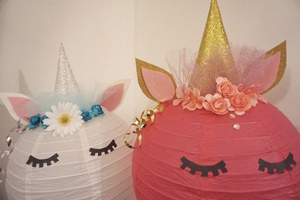 Unicorn paper lanterns/ paper lanterns/ lanterns/ unicorn decorations