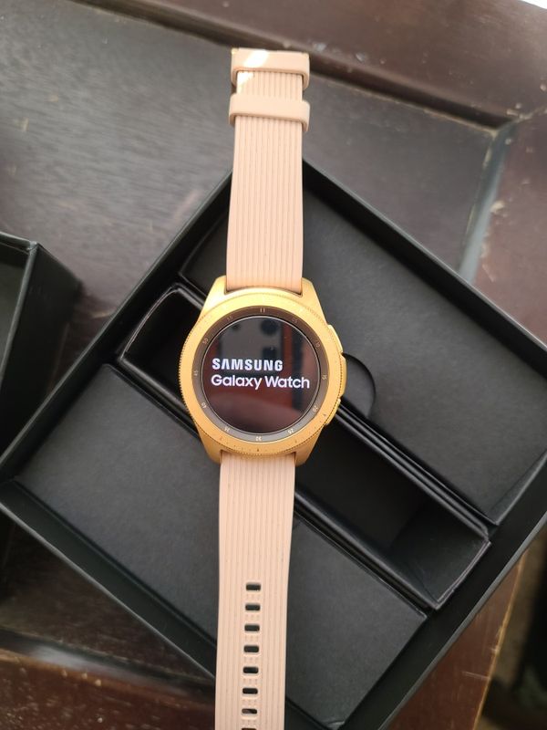 rose gold galaxy watch sprint