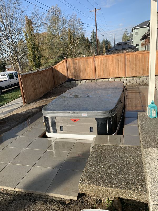 Concrete hot tub bases for sale by square feet 5” deep for Sale in Seattle, WA OfferUp