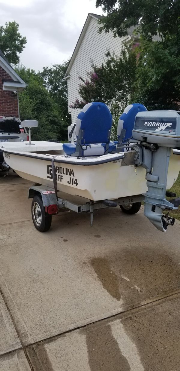 1995 carolina skiff j14 for sale in fort mill, sc - offerup