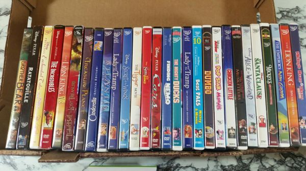 28 Disney dvd movies lion King cars Nemo lady tramp mickey and more dvd ...