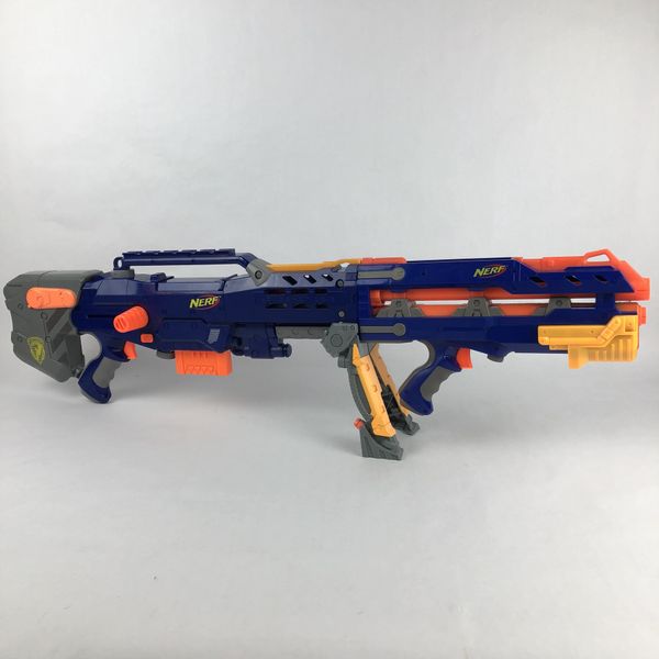 Nerf Blue Longshot CS-6 Sniper Rifle Gun W/ Tripod Clip for Sale in ...