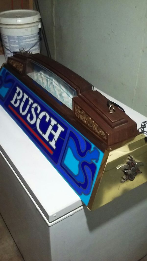 Vintage pool table light Anheuser Busch Beer pool table light for Sale in Kansas City, KS OfferUp