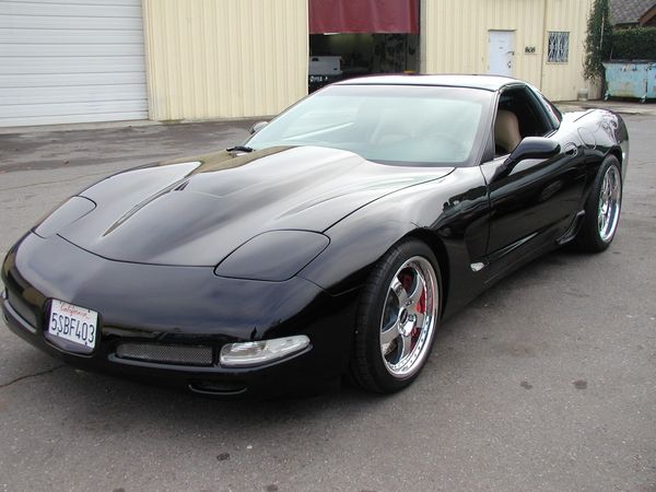 Chevrolet C5 Corvette wide body kit. 4 fiberglass fenders, front and ...