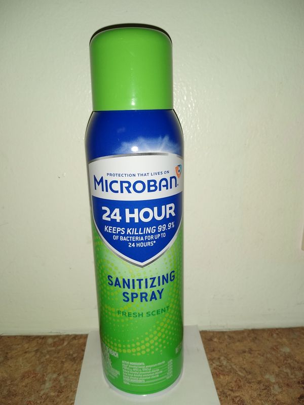 Microban disinfectant spray kills 99.9 germs for Sale in North
