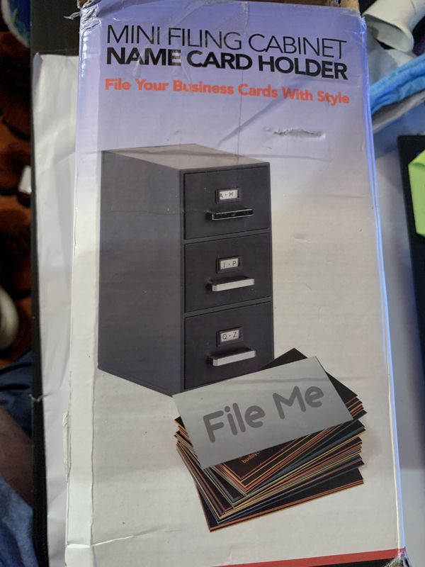 Mini Filing For Business Cards for Sale in Colchester, CT OfferUp