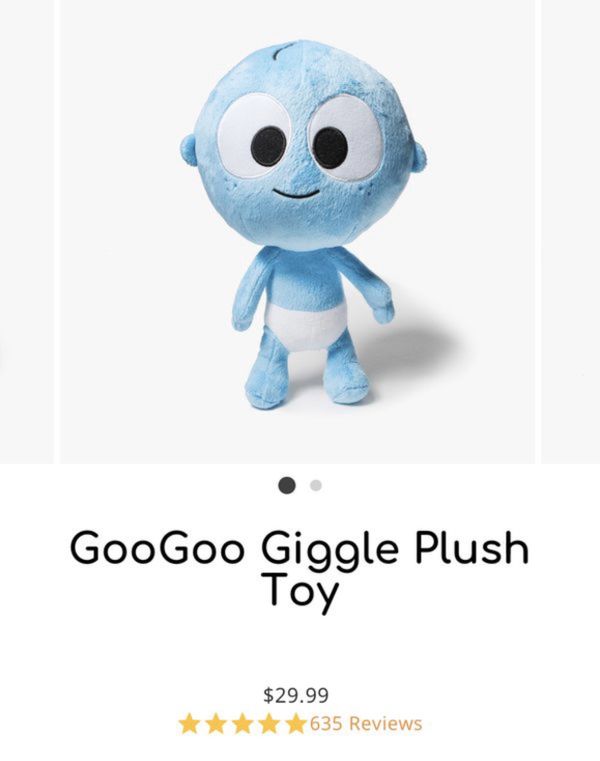 goo goo baby first plush toy