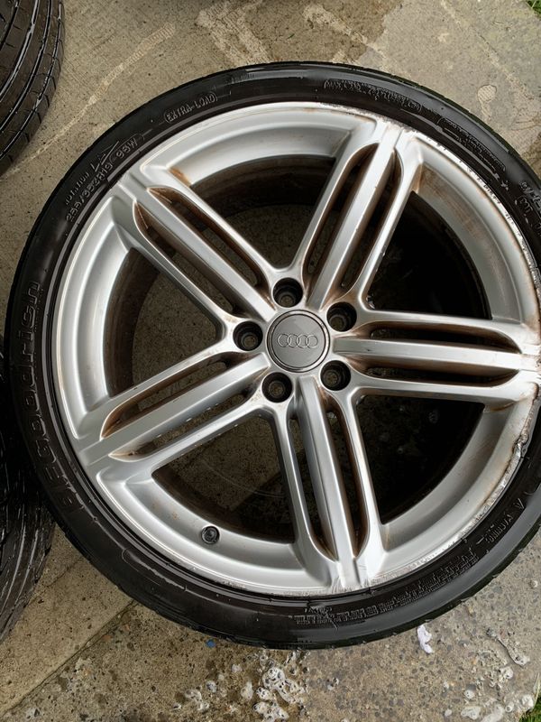 SET OF 4 201316 19" X 8.5” OEM Audi Peeler Wheel Rim Silver S4 A4 S3