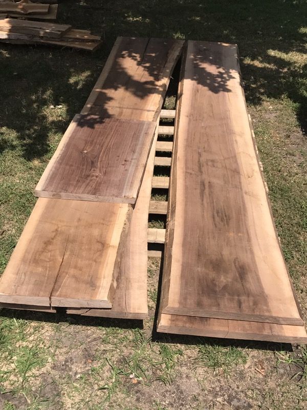 Natural Live Edge Rustic Rough Cut Raw Wood lumber for Sale in Virginia Beach, VA OfferUp