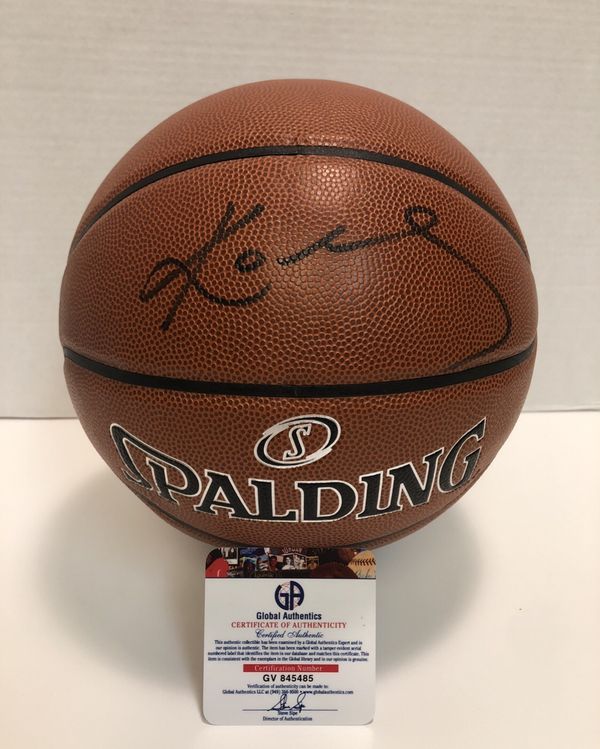 kobe signed basketball