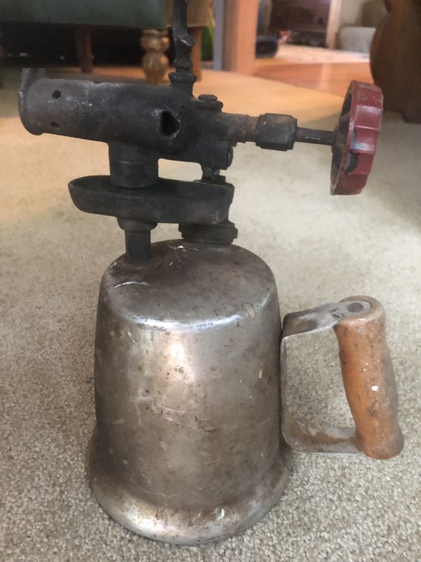 Vintage Antique Otto Bernz Solder Torch Gas Blow Torch for Sale in