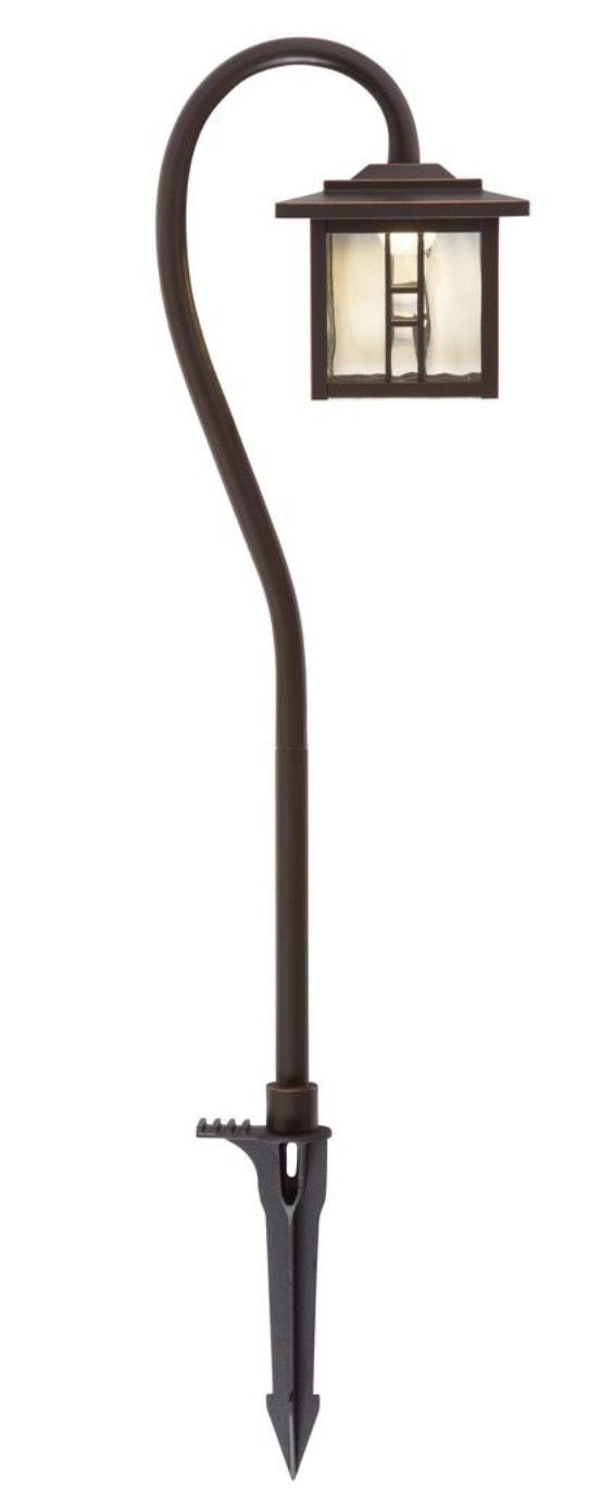 Hampton Bay Low-Voltage 10-Watt Equivalent Oil-Rubbed Bronze Outdoor ...