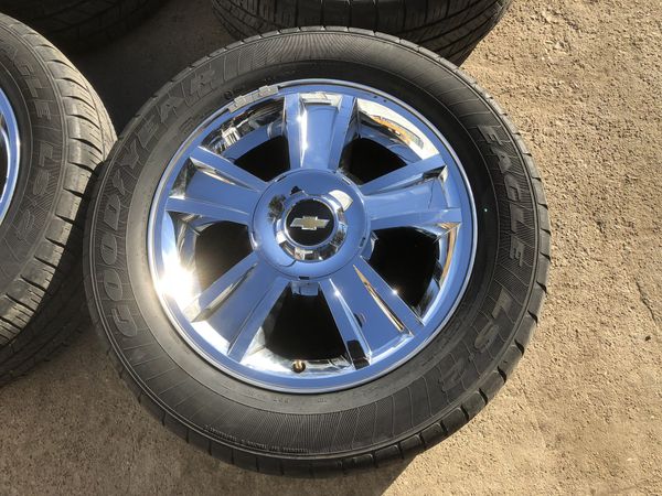 20” Chevy Texas edition rims and Tires 6 Lug 20 Wheels LTZ Chevrolet ...