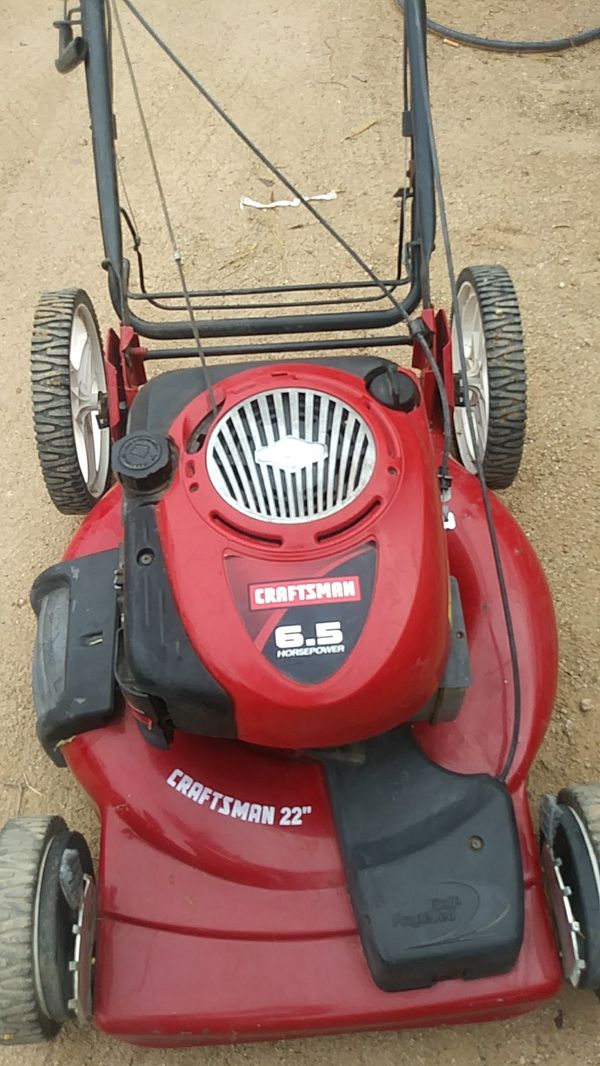Craftsman 6 5 hp lawn mower for sale in phoenix az offerup