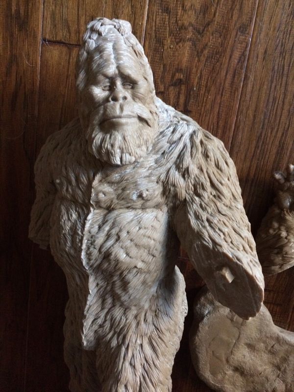 resin bigfoot statue