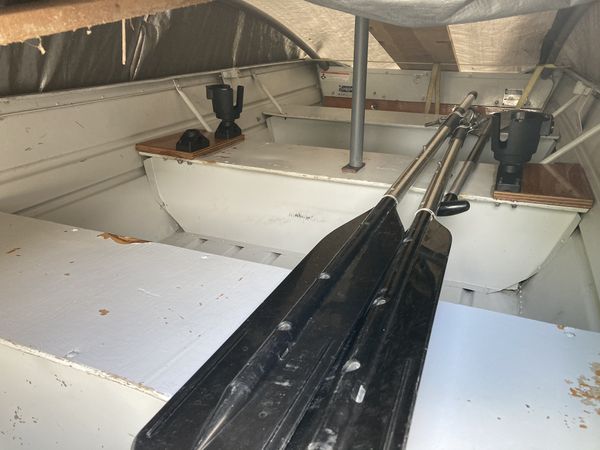 10’ valco jon boat and king saltwater galvanized trailer