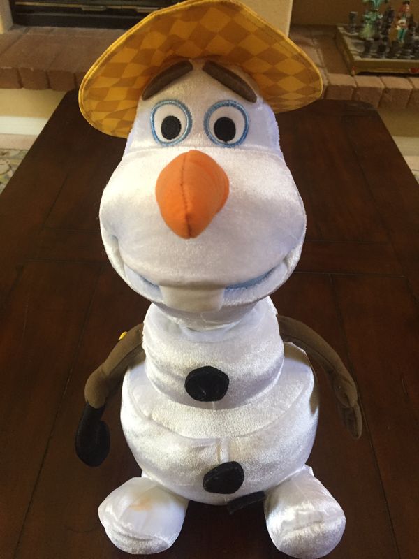 frozen olaf singing toy