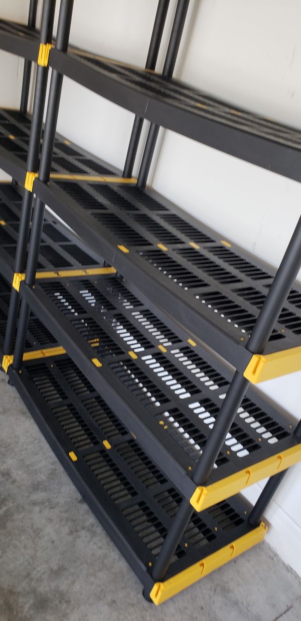 COMMANDER 20in D x 48in W x 72in H 5Tier Plastic Freestanding