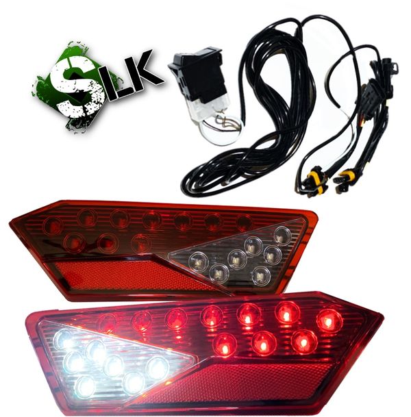 SLKLights Polaris Razor RZR LED tail lights with plug and play REVERSE!! for Sale in Sun City