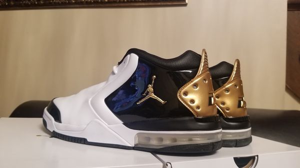 Mens 13, Jordan Air Big Fund Premium White Metallic Gold Black Men&#39;s Basketball Shoes for Sale ...