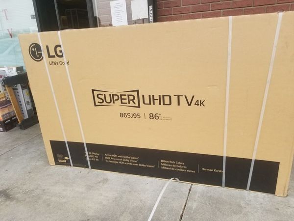 86 Inch Lg Super Uhd Tv 4k Series 86sj95 For Sale In Sacramento, Ca 