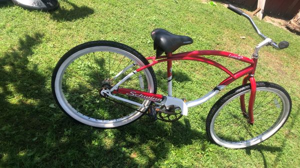 Schwinn 26” Mens Legacy 26 Beach Cruiser Bike Red For Sale In Lakewood Ca Offerup 0093