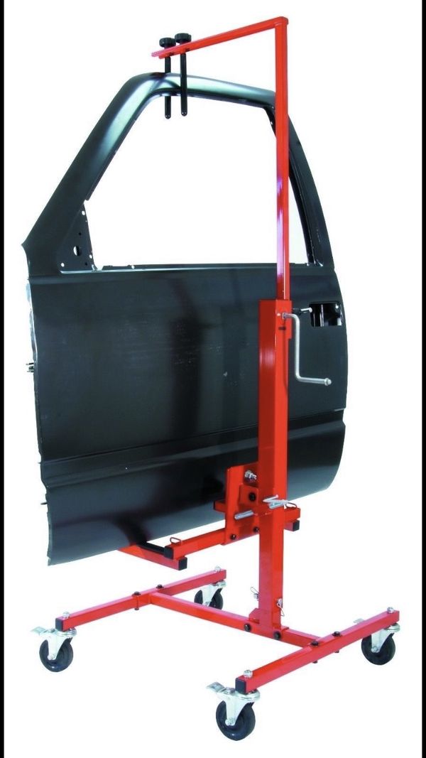 Vehicle door jack & bumper handler stand, car door remover, installer