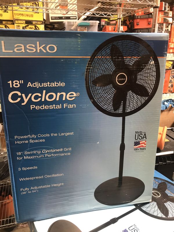 Lasko Cyclone 18 in. Adjustable Pedestal Fan for Sale in San Gabriel