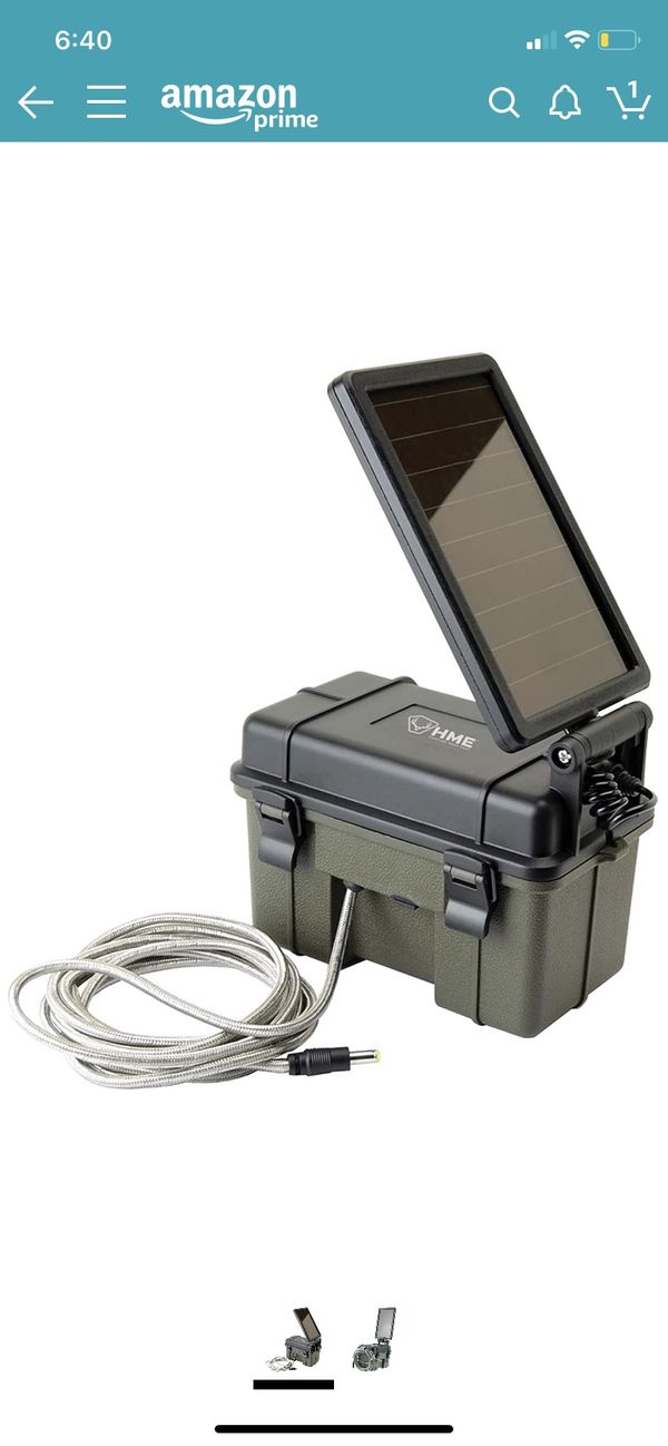 hme 12 volt solar battery pack