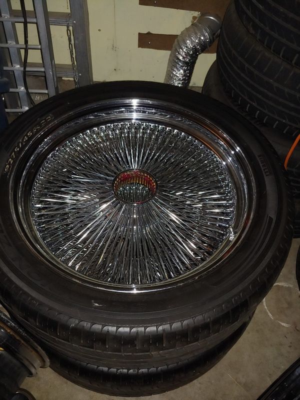 22 wire wheels no adapters or knock offs for Sale in Sacramento, CA ...