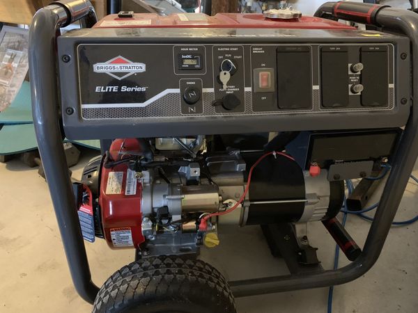 briggs & stratton elite 10000 watt gasoline portable generator