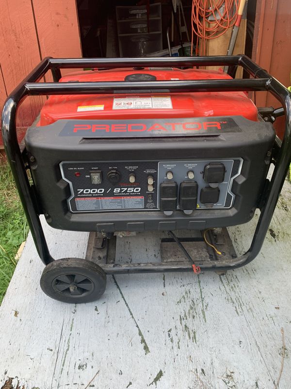 Predator Generator 7000/8750 for Sale in Carlstadt, NJ OfferUp