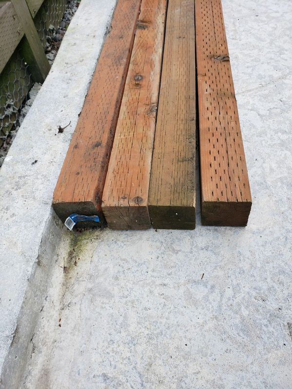 Help Pressure Treated 4x4 Deck Posts Splitting Carpentry Diy - Vrogue