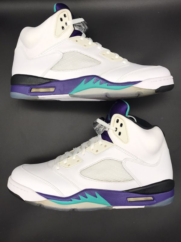 2013 Air Jordan 5 White Purple Shoes Cheap 2013 Air Jordan 5 White Purple Shoes [AAJ31] - $80.00 