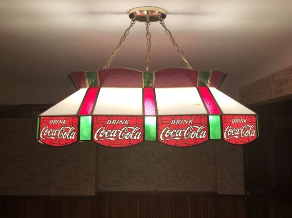 coca cola billiard light