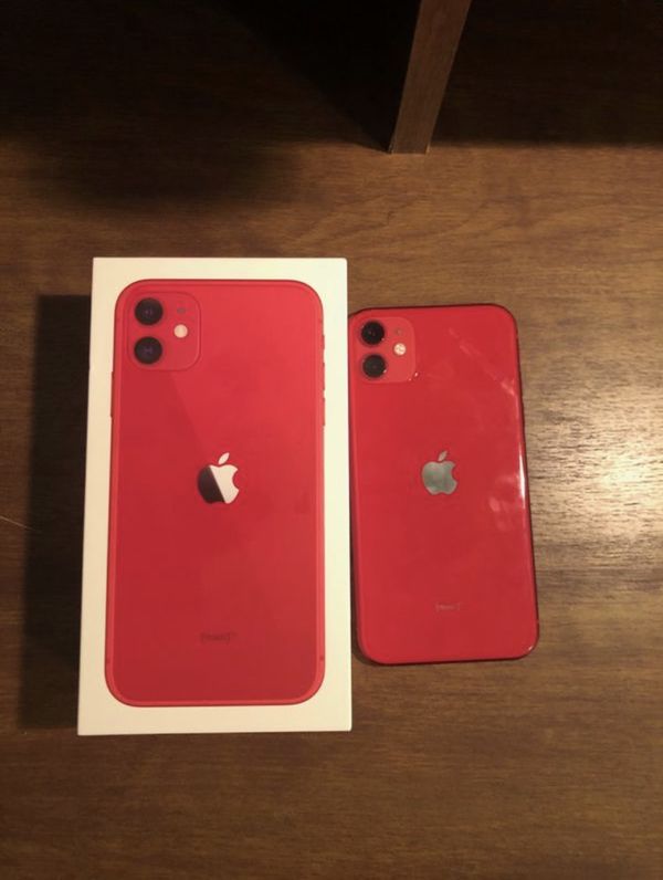 Iphone 11 red edition 64 gb factory unlocked for Sale in Detroit, MI