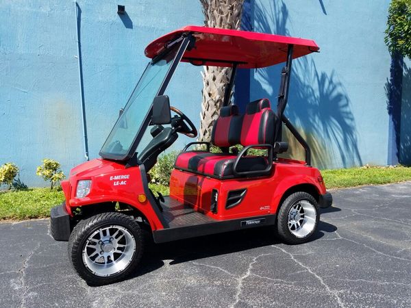 2017 Red Tomberlin E-Merge LE Golf Cart Street Ready 25mph for Sale in ...