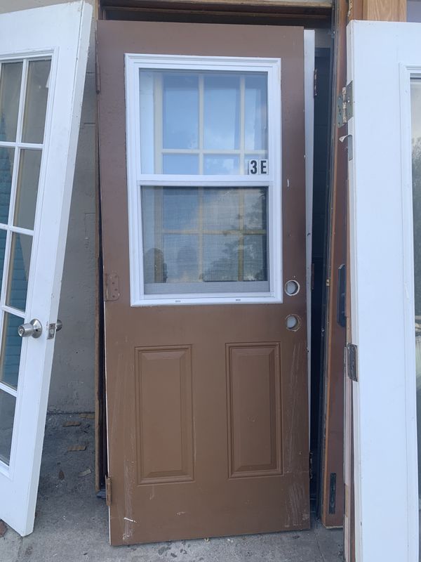 32x80 exterior back door patio door window insert for Sale