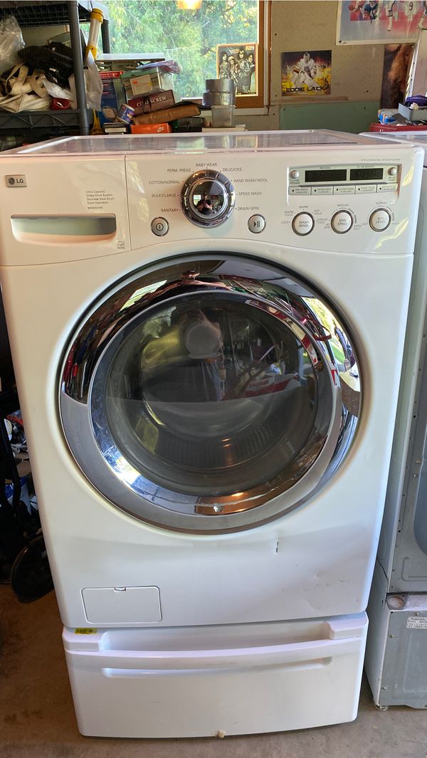 lg stack washer and dryer balance