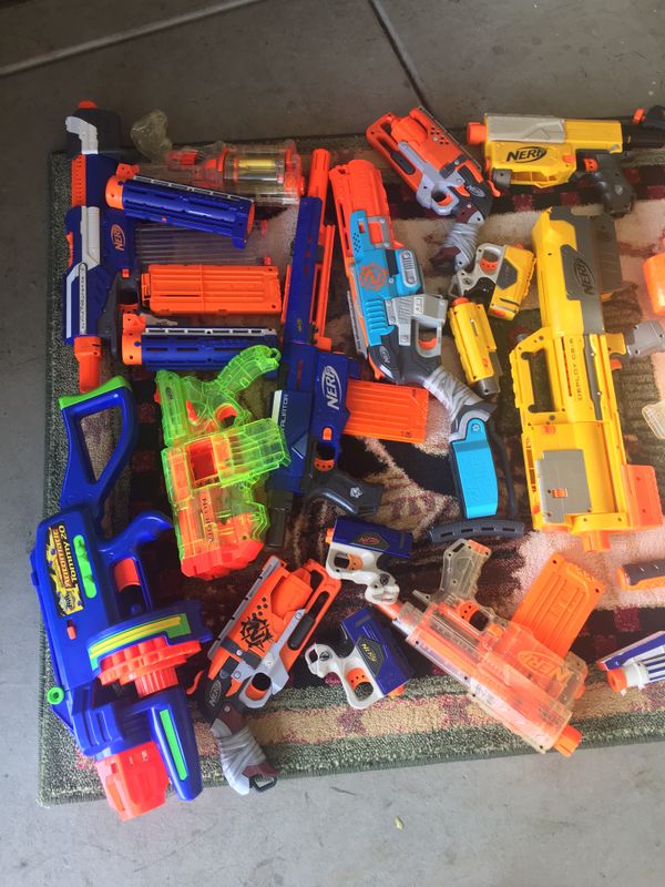 Big Lot of Toy Nerf Guns for Sale in Etiwanda, CA OfferUp